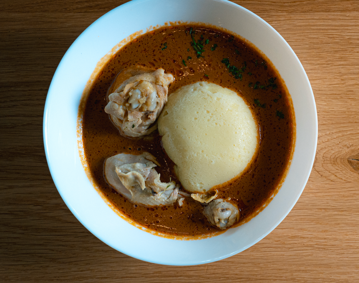 Fufu essen in Hamburg
